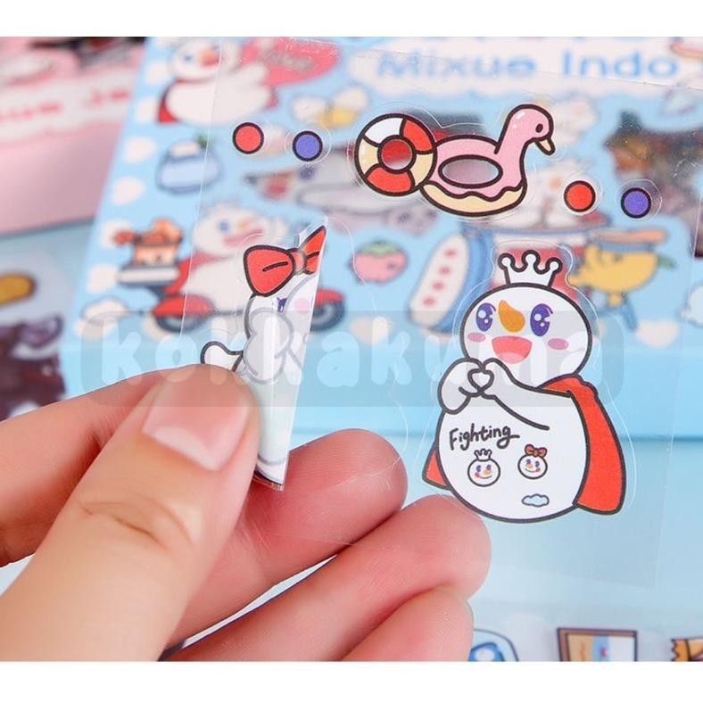 

Big Sale ( Kkm ) Momo / Nono / Cici / Nini / Avengers / Mixue / Mochi / Roblox / Minecraft Jakarta Aesthetic Sticker Karakter Box Pet Waterproof Stiker Box Isi 100