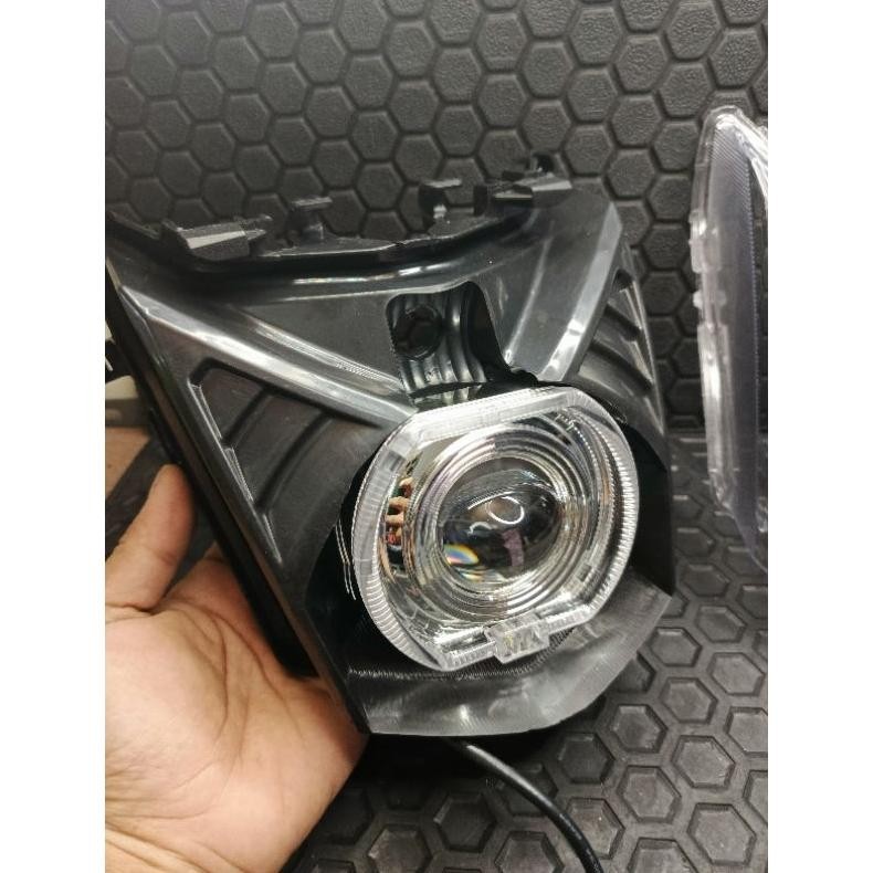 Promo Gila Reflektor Lampu Dean Beat Fi 2013-2015 Bahan Modif Biled Daymeker 4Lensa 2.5 4.5 Inc Fx-4