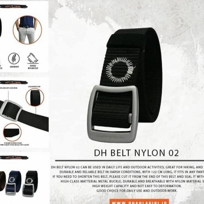 Dhaulagiri Belt Nylon 02 Gesper Sabuk Ikat Pinggang Outdoor Gunung