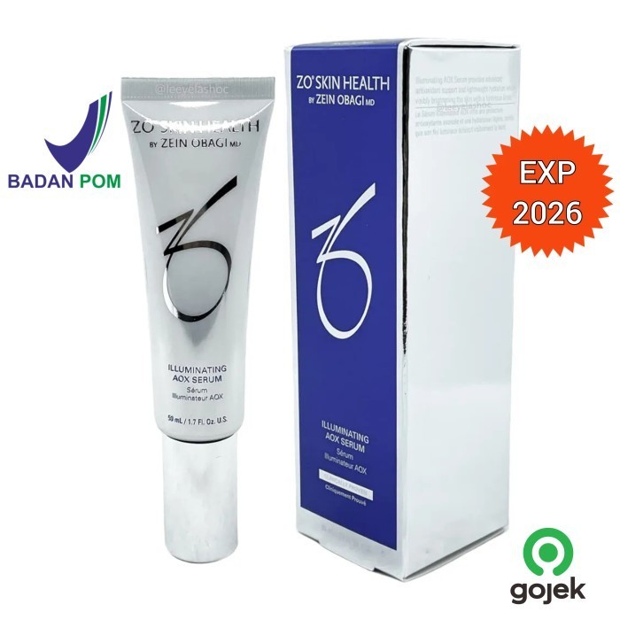 Zein Obagi Illuminating AOX Serum Brightening Antioksidan Blur Finish