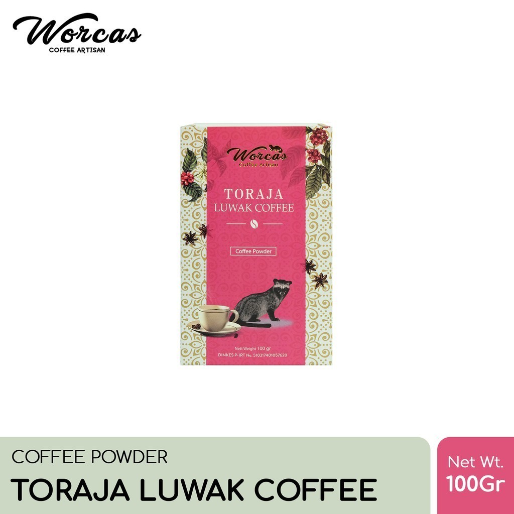 

WORCAS Toraja Luwak Coffee 100gr | Coffee Powder