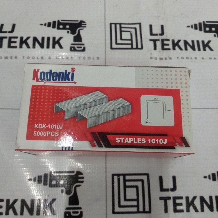

KODENKI ISI STAPLES 10MM ISI PAKU TEMBAK STAPLER MODEL U 1010 J 1010J