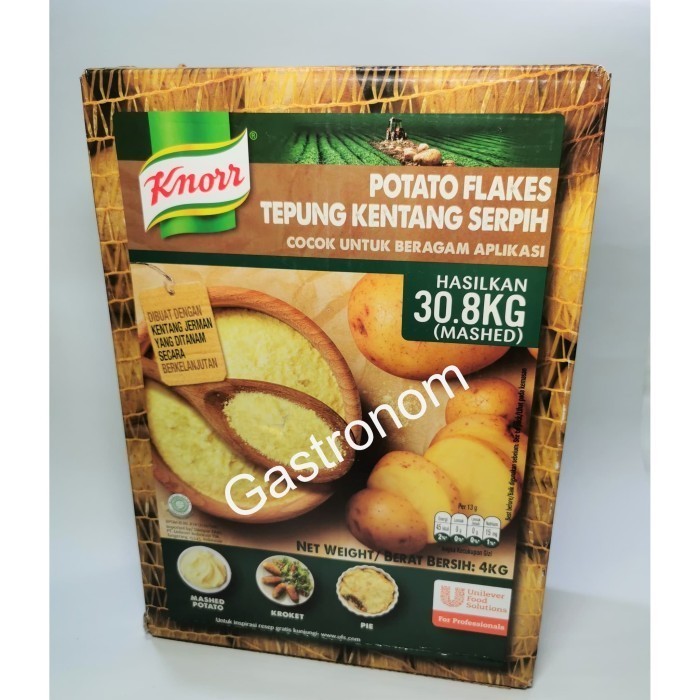 

Terbaru Potato Flake Knorr 4 Kg/ Mashed Potato Knorr / Kentang Kering Serpih Promo Ready Stok