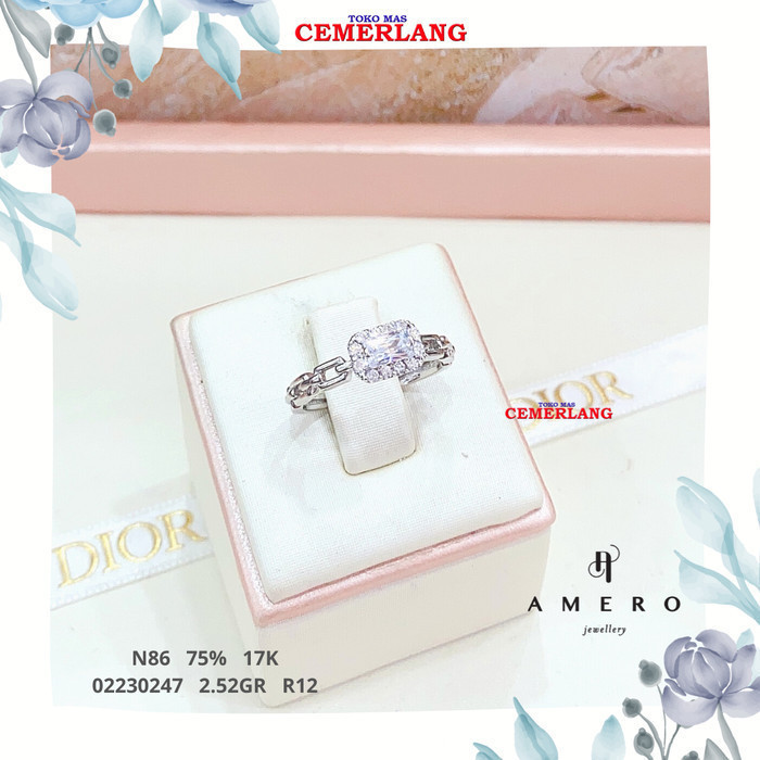 Cincin Amero Cuse Chain 750 17K R12 86 2.52 02230247