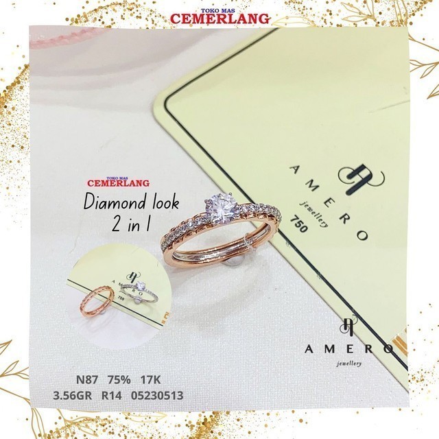 Cincin Amero 750 17K 3.5 05230513