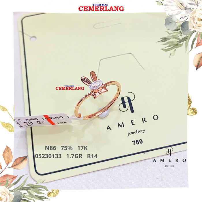 Cincin Amero 750 17K 1.7 05230133
