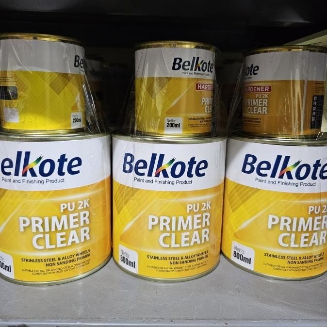 Tersedia Epoxy Bening / belkote primer clear 1L