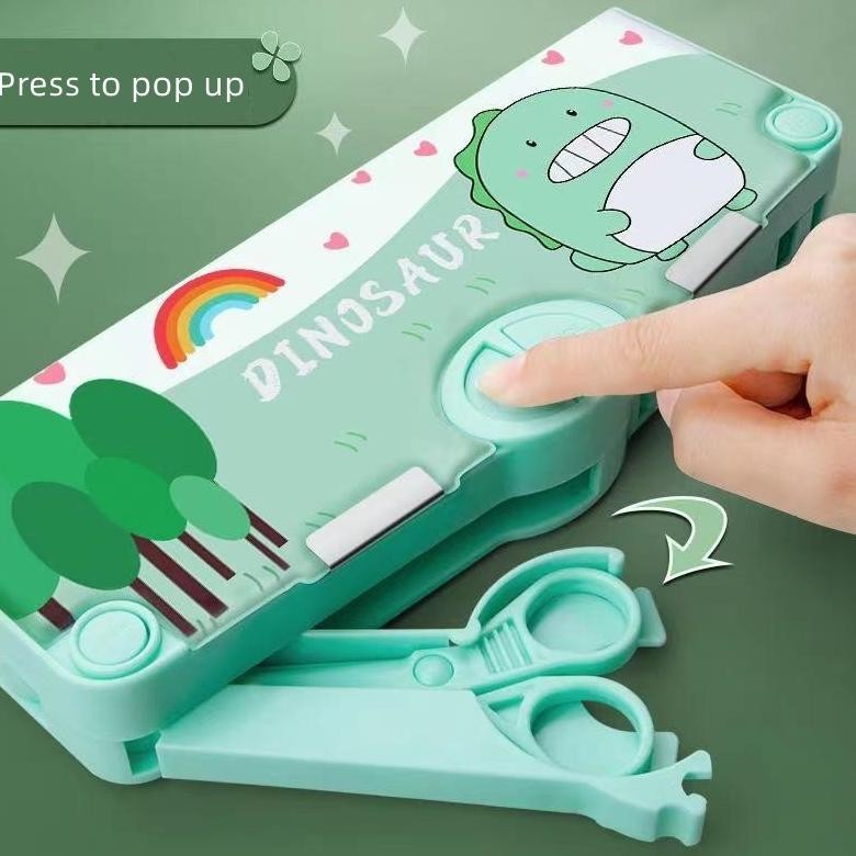 

Fb-43 Ttempat Pensil Multifungsi Kartun/Empat Pensil Multifungsi Dilengkapi Rautan Pensil, Gunting, Selotip, Penghapus, Penggaris Sale