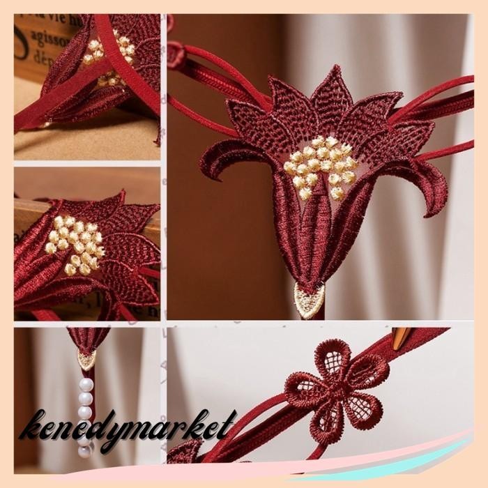 G STRING WANITA SEXY MUTIARA THONG BERTALI BORDIR LINGERIE SEKSI C MODERN