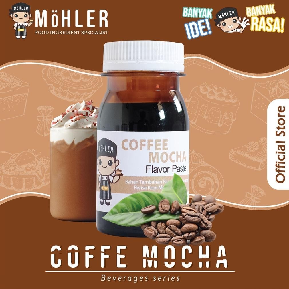 

DISKON BESAR Pewarna MOHLER Pasta Perisa 60gr Coffe Mocca / perasa pewarna makanan - minuman COD