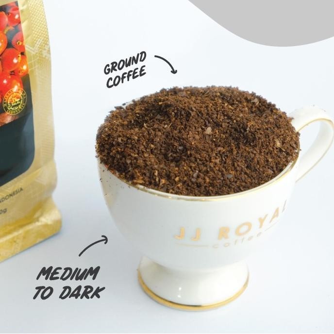 

Coffee/Kopi Jj Royal Papua Arabica Ground Tin 200G