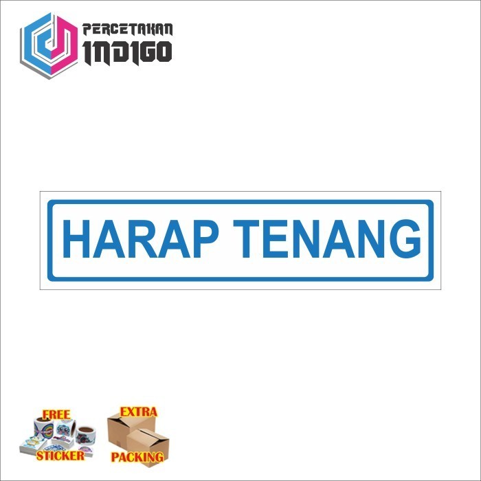 

Terlaris sign papan akrilik acrylic harap tenang Keren