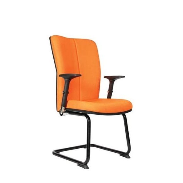 Kursi Tunggu Tanpa Roda Armrest / Kursi Kantor Murah Kerja Staf