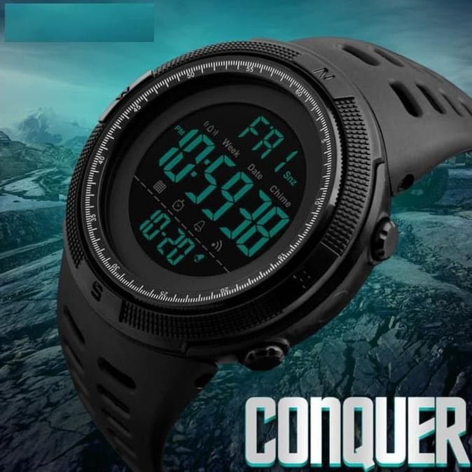 Jam Tangan Pria Digital Outdoor Sport Water Resist 50M Jam Anti Air