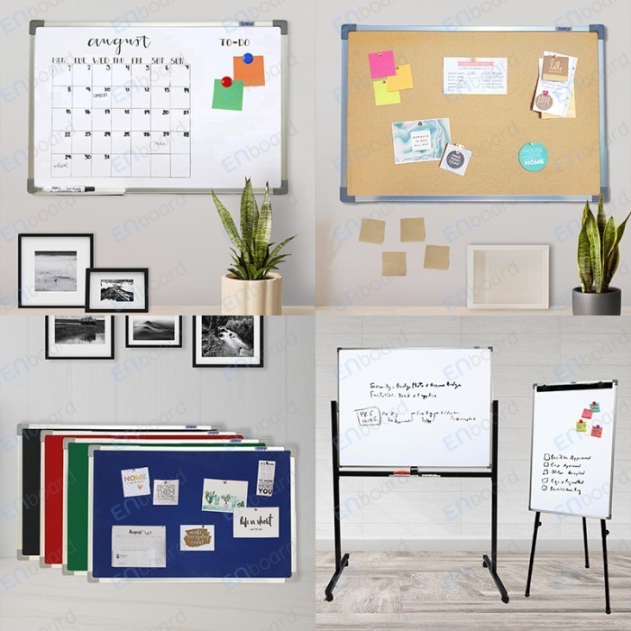 

Papan Tulis Whiteboard Gantung Magnet Single Face Sensa 90 x 140 cm