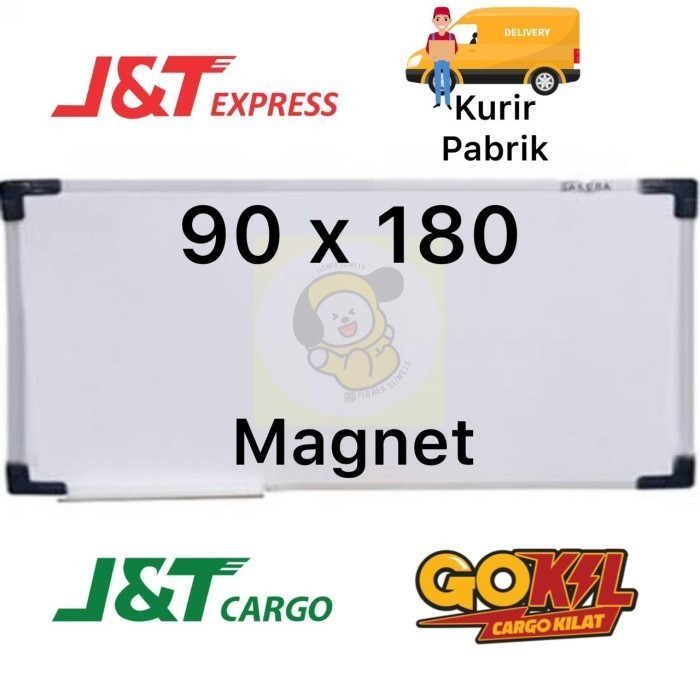 

Papan tulis sakura 90x180 gantung MAGNET READY
