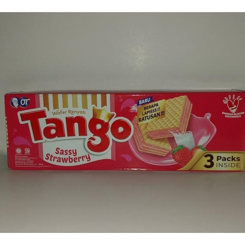 

Ready Sembako Tango Wafer Sassy Strawberry 163 Gram