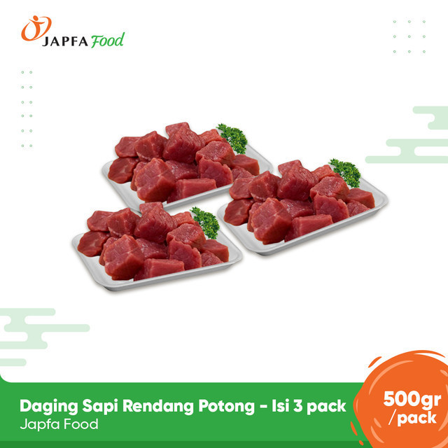 

Daging Sapi Rendang Potong 500gr - Isi 3 pack