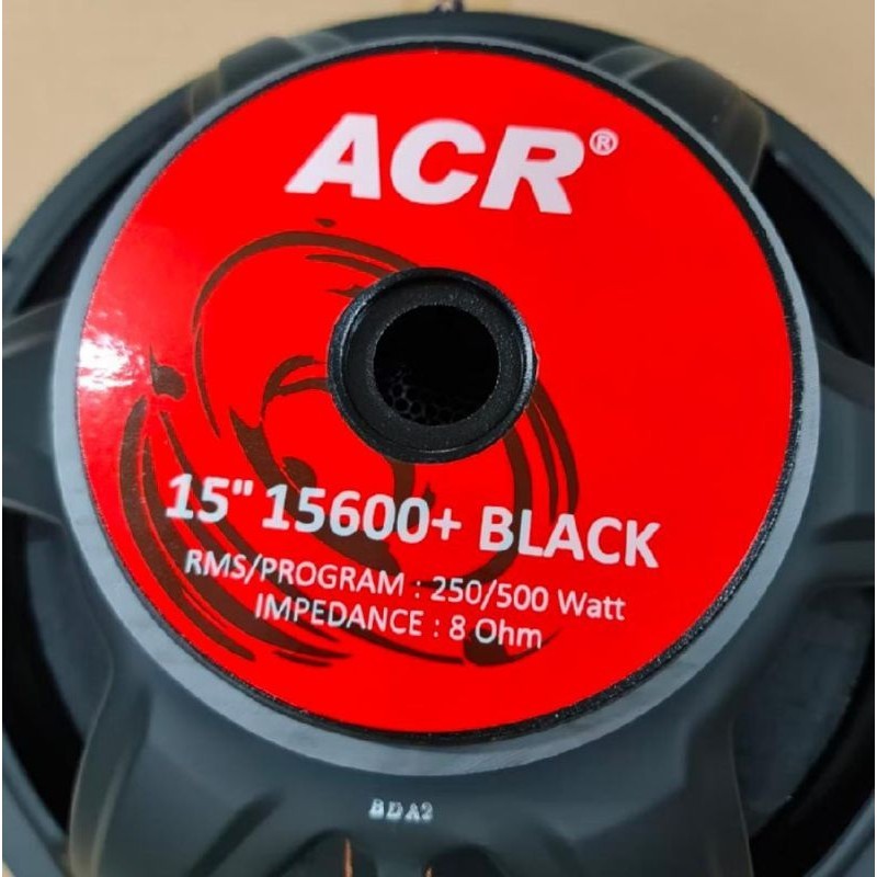 SPEAKER ACR 15" 15600+ BLACK ACR WOOFER