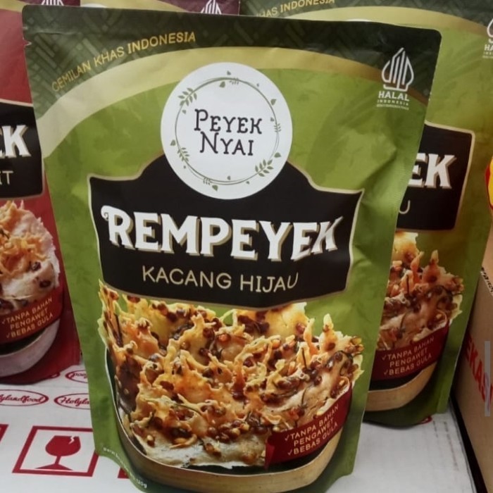 

peyek nyai cemilan Snack kacang hijau A9