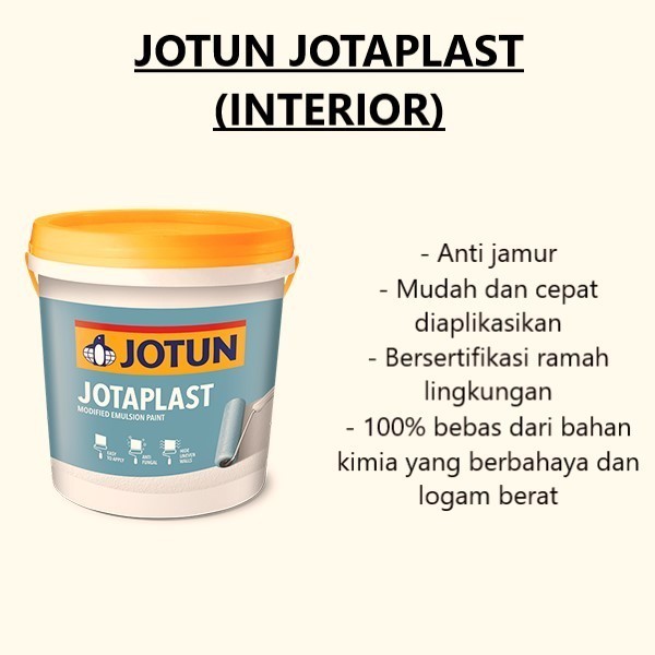 CAT TEMBOK INTERIOR DAN EKSTERIOR JOTUN - ALMOND CREAM/1039