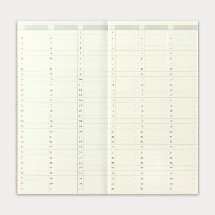 

Travelers Notebook 018 Free Diary Weekly Vertical Regular Size