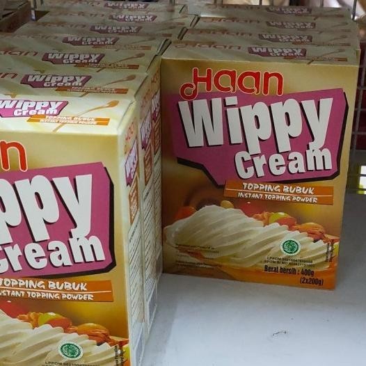 

Whip Cream Bubuk Haan 400Gr , Gratis Mrjelly