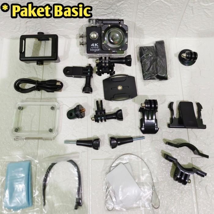 Action Camera 4K Full Hd Wifi Support Mic External Motovlog Kogan 4K