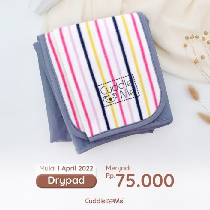 Arja Cuddleme Drypad / Mattrass Protector / Perlak Bayi /Alas Ompol Kain Modern Balita Manula