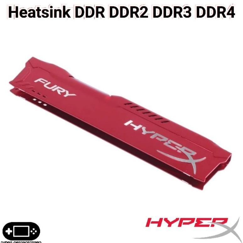 TW39 Heatsink DDR DDR2 DDR3 DDR4 RAM DDR1 1 2 3 4  PC Fury HyperX PC Pendingin Memory Heat Sink Vira