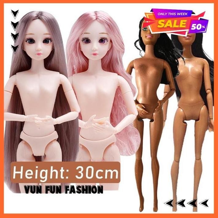 MAINAN BADAN BONEKA BARBIE PIVOTAL TEKUK TANGAN KAKI SENDI TEKUK PRODUK TERBAIK BY VUNFUNFASHION
