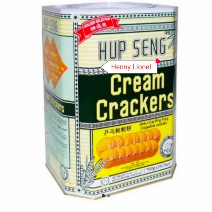 

BERKUALITAS hupseng cream crackers biskuit 700gr
