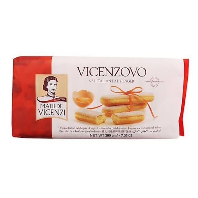 

TERPERCAYA biskuit tiramisu/ biskuit lady finger vicenzovo 200gr