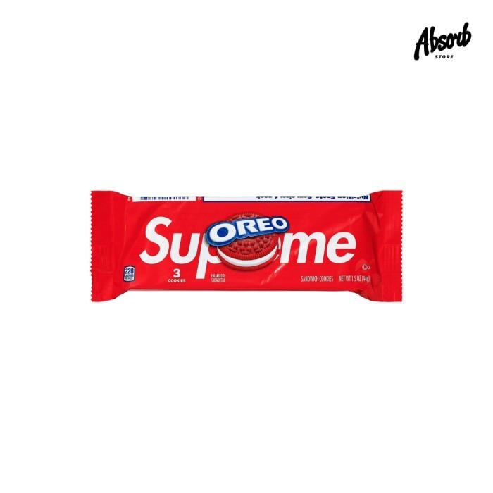 

BERGARANSI Supreme x OREO Cookies 1 Pack (3 Cookies each)