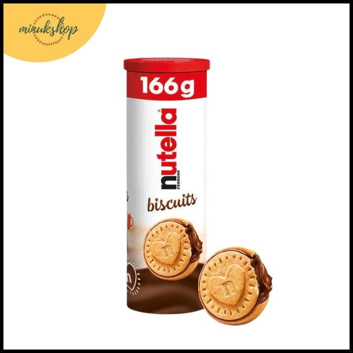 

Ferrero Nutella Biscuits Tube 166 Gram Snack Import