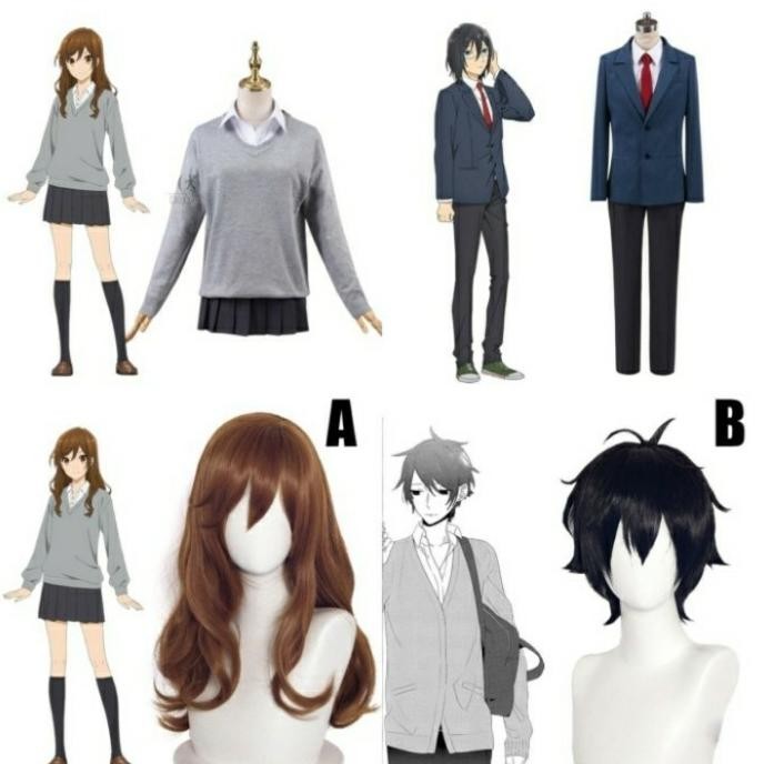 Horimiya izumi miyamura wig costume cosplay