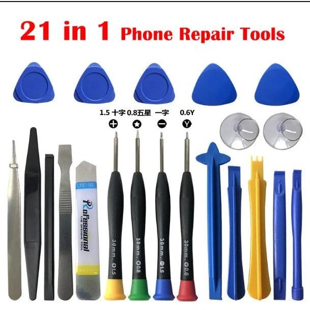 OBENG PINSET SET REPARASI SERVICE HP IPHONE 12 13 14 LAPTOP KOMPUTER