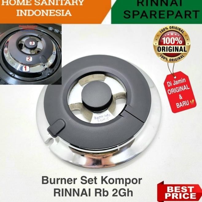 BURNER BODY RINNAI RB 2GH KOMPOR TANAM RINNAI ORIGINAL
