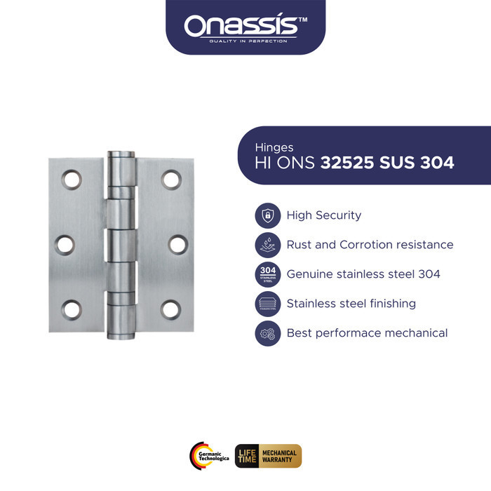 ENGSEL PINTU ONASSIS 32525-2BB SUS 304 SS