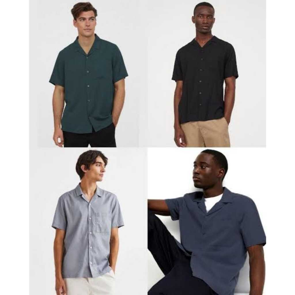 Kemeja Polo Pria H&M | Kemeja Kaos Polo Casual