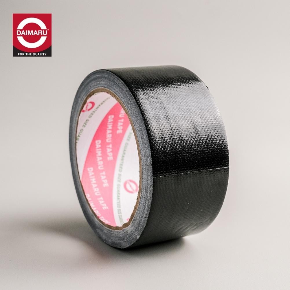 

Terbaru Daimaru Cloth Tape Lakban Kain Hitam 48 mm x 12 meter Paket 12Pcs Premium