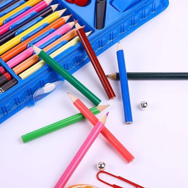 

et-98 Crayon Mewarnai 150 Warna/Crayon Art Set/Perlengkapan Menggambar Mewarnai Anak Set Koper 150 In 1/ART Set 208 Pensil Warna Crayon Berkualitas