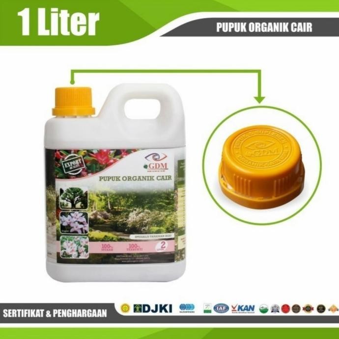 paket GDM Black Bos dan Pupuk / Suplemen Organik Cair 1 liter