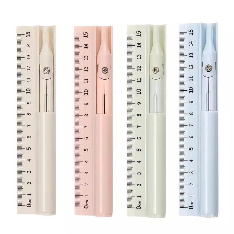 

Kompas Multifungsi Penggaris Pensil 3-In-1 Setelan