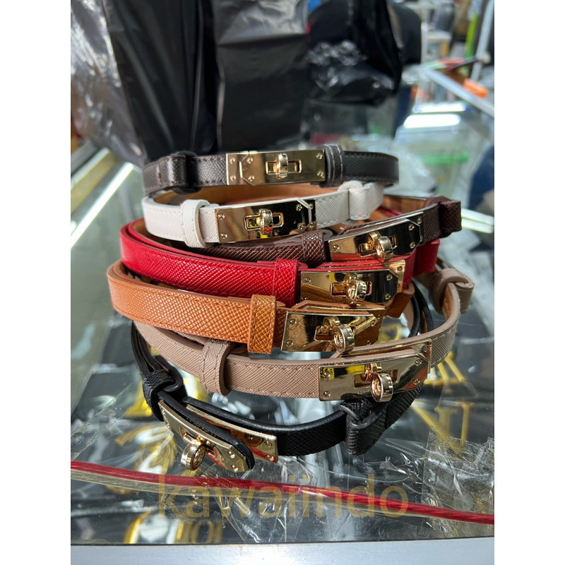 GESPER BELT WANITA KELLY IKAT PINGGANG WANITA MURAH FASHION IMPORT BANGKOK