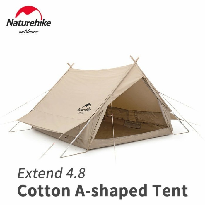 {DianShop} TENDA COTTON SERIES NATUREHIKE NH20ZP011 EXTEND 4.8 // TENDA INDIAN Murah
