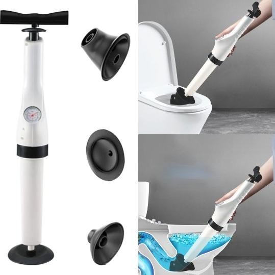 Alat Pompa Pendorong Saluran Pipa Toilet WC Wastafel Kloset Closet Bathub Kamar Mandi Mampet Tersumb