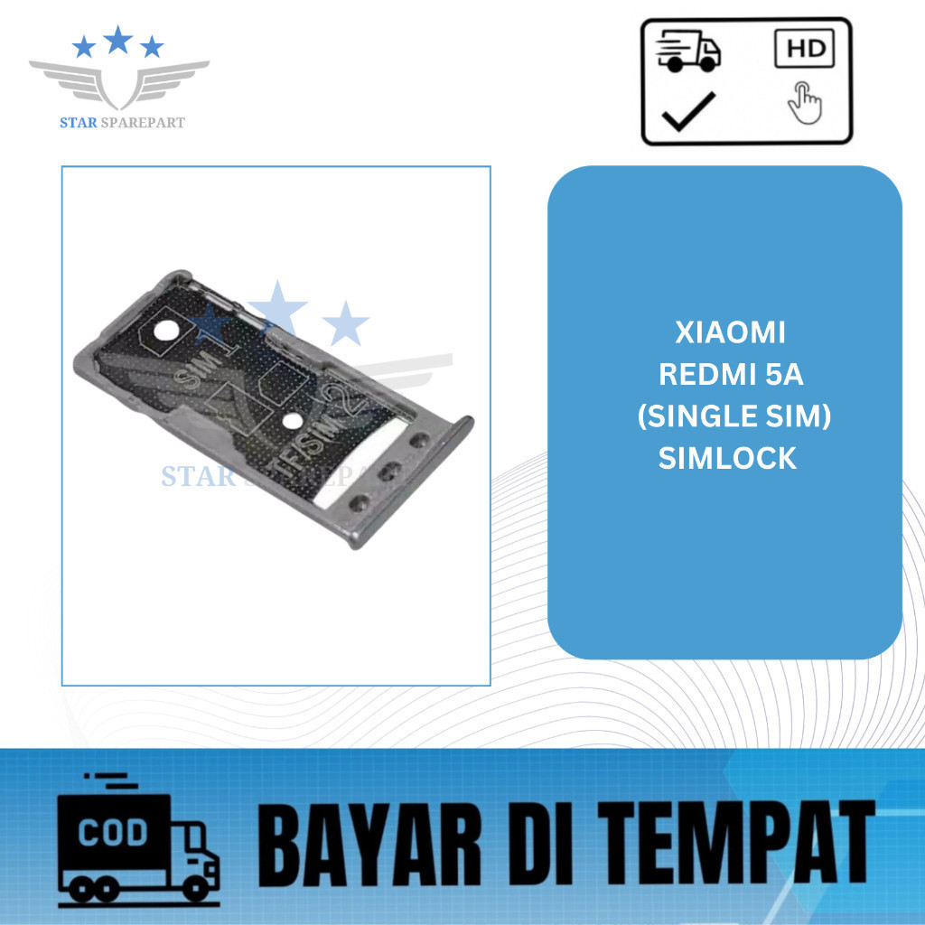 SIMLOCK XIAOMI REDMI 5A ORI ( SINGLE SIM ) SIMTRAY SIM LOCK SIM TRAY