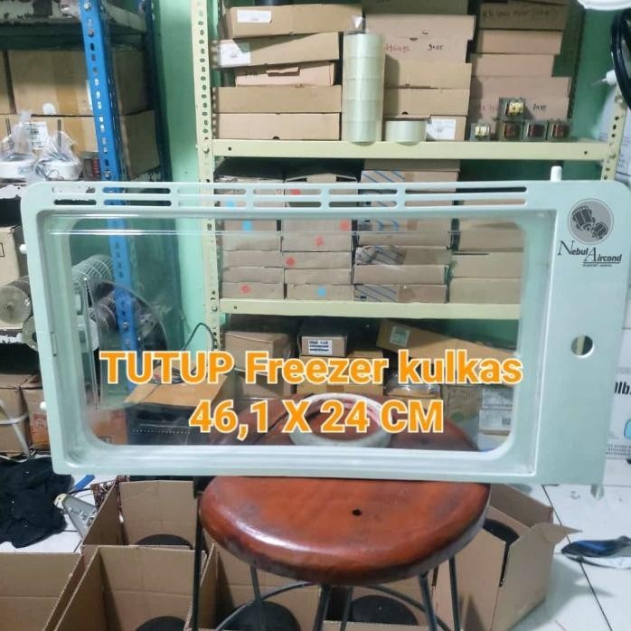 TUTUP RAK FREEZER KULKAS MIDEA THOSHIBA HS235HBR ORI 46.1 X 24 CM