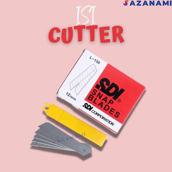 

Murah SDI ISI CUTTER BESAR SDI L-150 REFILL KATER SDI L150 ISI CUTTER L500 saz4 Buru Order
